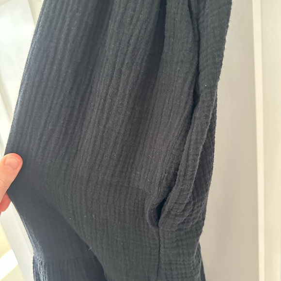 Madewell Lightspun Button-Front Tiered Midi Dress - Picture 3 of 4